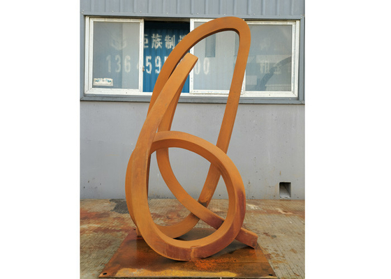 China Moderner abstrakter Metallskulptur-Garten im Freien Art Corten Steel Sculptures fournisseur