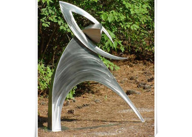 China Asphaltieren Sie Garten kundengebundene Metallskulptur im Freien/bildliche abstrakte Skulptur fournisseur