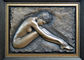 Berufsmetallentlastungs-Skulptur, nackte Frauen-Wand-Entlastungs-Skulptur fournisseur