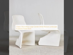 Klassische dekorative große Garten Metall Bronze Landschaftsskulptur Blumenknospen