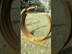 Hersteller Wetterung Stahl Skulptur Landschaft Metall Corten Stahl Skulptur für Garten Dekoration