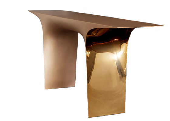 Ein guter Preis. Hauptdekor-moderne Edelstahl-Goldcouchtisch-Skulptur Online