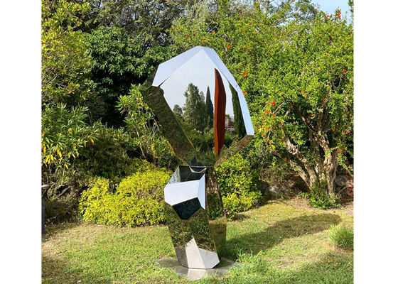 Ein guter Preis. Metalllandschaftsmoderner Edelstahl-Polierzusammenfassung Art Sculpture Online