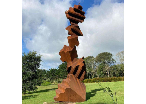 Ein guter Preis. Kundengebundene Metall-Art Garden Decorative Corten Steel-Stapel-Skulptur Online