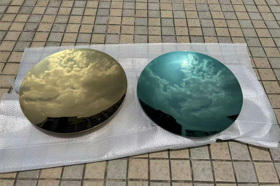 Ein guter Preis. Moderne Wandkunst Polierte Edelstahl Spiegelskulptur für die Wohnkultur Online