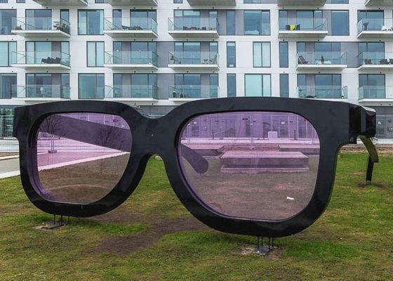 Ein guter Preis. Öffentliche große gemalte Metallskulpturen Kunst Edelstahl Gläser Skulpturen Online