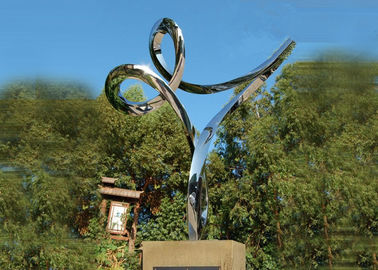 Ein guter Preis. Berufsedelstahl-Skulptur im Freien, Edelstahl-Kunst-Skulpturen Online