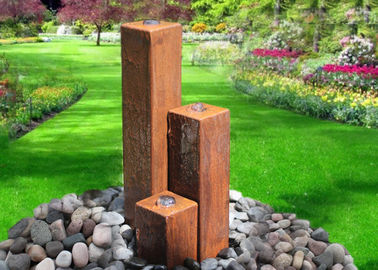 Ein guter Preis. Der wasser-Eigenschafts-drei Größe Rasen Corten Stahlspalten-der Form-50/70/100cm Online