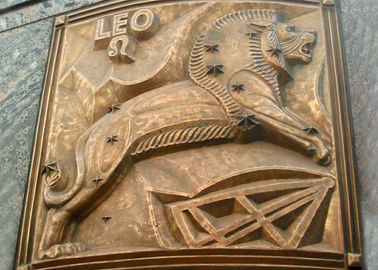 Ein guter Preis. Große Bronzeentlastungs-Wand-Kunst, moderne Entlastungs-Skulptur-Europäer-Art Online
