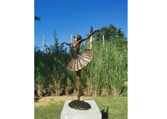 Ein guter Preis. Dekoration Gartenkunst Bronze Antike Ballerina Skulptur Online