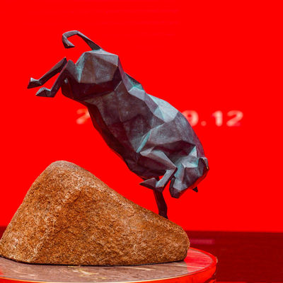 Ein guter Preis. Dekoration Gartenkunst Bronze Antike Stierkultur Online