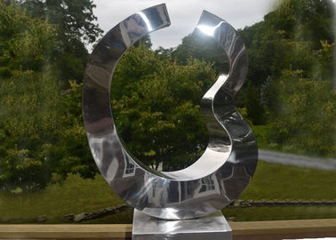 Ein guter Preis. 2mm gestaltet zeitgenössischer Metallgarten Edelstahl-Spiegel polierte Skulptur Online