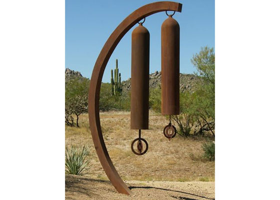 Ein guter Preis. SKULPTUR-, Yard-und Garten-Kunst-Skulptur Metallwind-Glockenspiel Corten Stahl Online