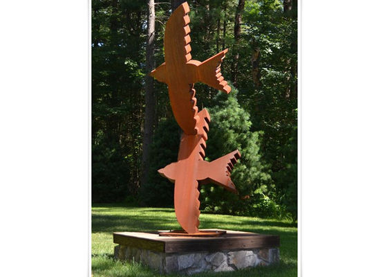Ein guter Preis. Stahlskulptur Tier-Vogel-Art Corten, abstrakte Corten-Stahl-Architektur Online