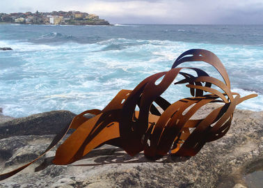 Ein guter Preis. Stahlskulptur großer rostiger Garten Corten, Metallskulptur-Zusammenfassungs-Dekoration im Freien Online