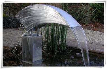 Metal Fountain Stainless Steel Water Feature Outdoor Garden Pond Decoration