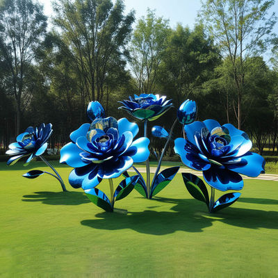 Ein guter Preis. Metall Geschenk Edelstahl Rose Skulptur für Hochzeiten & Jahrestage Online