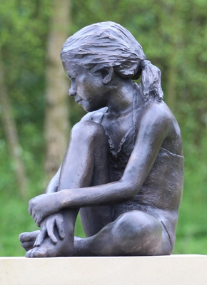 Modern Garden Metal Bronze Figurative Sculpture Public Art Decoration