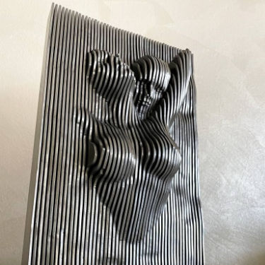 Ein guter Preis. Skulpturenentwurf Hersteller Moderne Wanddekorationen Stahlskulpturen Metallstatuen Kunst Online