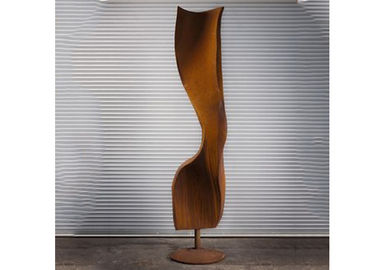 Ein guter Preis. Stahlskulptur abstraktes rostiges Metall-Corten für Innenhauptdekor Online