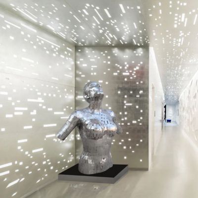 Ein guter Preis. Custom Life Size Abstract Stainless Steel Female Bust Sculpture With Size 120cm Height Online