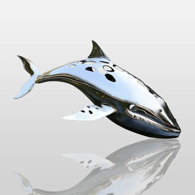 Ein guter Preis. Customized Hollow-Out Leaping Whale Art Statue, Outdoor Water Feature Centerpiece Online