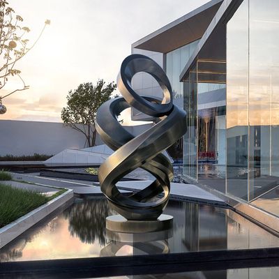 Ein guter Preis. SERENITY Mirror | Contemporary Abstract Stainless Steel Sculpture for Outdoor Garden Online