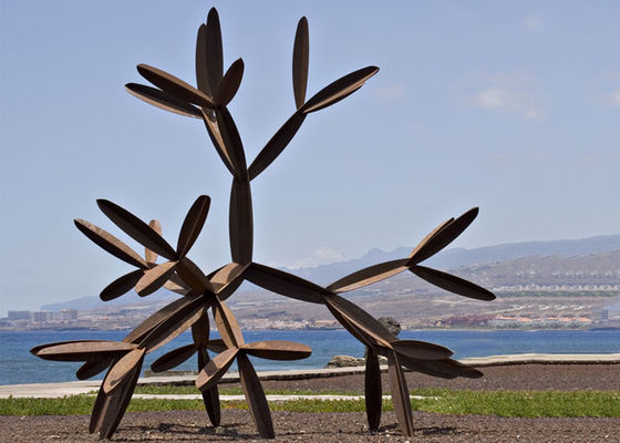 Ein guter Preis. 2.5mm starker Eingang Sculture Metallskulptur Corten in der kundenspezifischen Zeichnungs-Stahl/3D Online