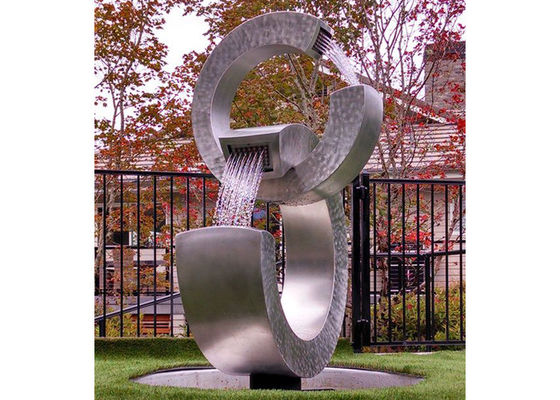 Ein guter Preis. Gebürstete Endedelstahl-Wasser-Eigenschaft, Wasser-Brunnen im Freien Online