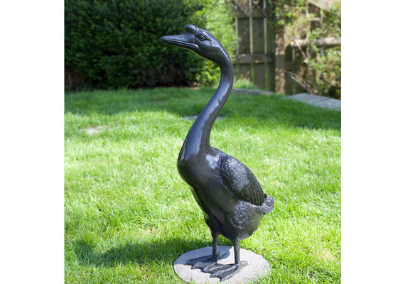 Ein guter Preis. Modernes lebensgroßes Bronzestatuen-Casting-Endim freien tiergans-Skulptur Online