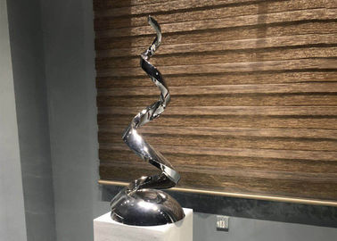 Ein guter Preis. Polierspiegel-Edelstahl-Skulptur der zeitgenössischen Kunst für Innendekoration Online