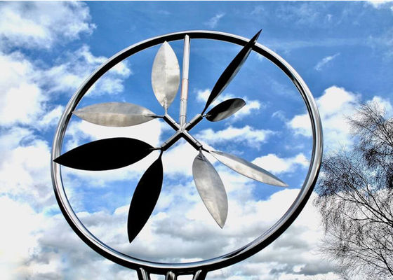Ein guter Preis. Metallwind-kinetische moderne Edelstahl-Skulptur-dekoratives im Freien Online