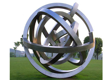 Ein guter Preis. Metallgroße moderne Edelstahl-Garten-Skulptur-Dekoration im Freien Online
