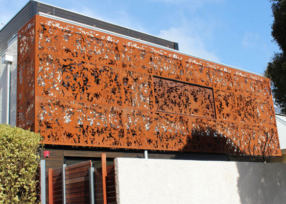 Ein guter Preis. Laser schnitt Stahlplatte Corten/Schirm-an der Wand befestigte Metallskulptur, die natürlich rostig sind Online