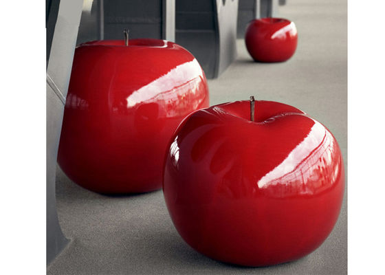 Ein guter Preis. Große gemalte dekorative Fiberglas-Skulptur 120 cm Skulptur-rote Apples hoch Online