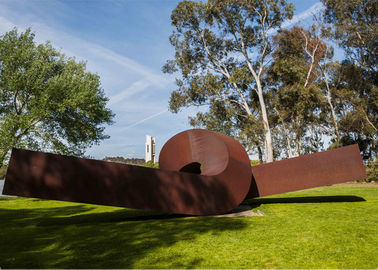 Ein guter Preis. SKULPTUR-Metallgarten-Kunst-Skulptur verdrehter Form-großer Dekor Corten Stahl Online