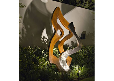 Ein guter Preis. Höhe Garten-Dekorations-Metallfeuer-Skulptur Corten-Stahl-180cm Online
