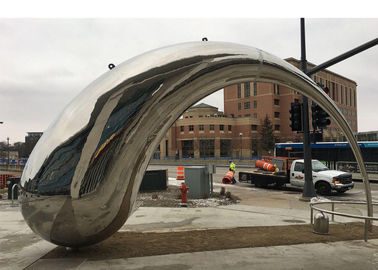 Ein guter Preis. Allgemeiner Stadt-großer Edelstahl-Skulptur im Freien für Stadtlandschaft Online