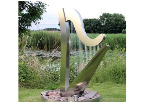 Ein guter Preis. Garten-Regen-Vorhang-Wasserfall-Edelstahl-Wasser-Brunnen Online