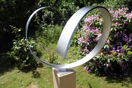 Ein guter Preis. Sondergröße-Art Design Brushed Stainless Steel-Garten-Skulptur Online