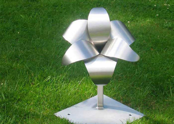 Ein guter Preis. Sandstrahlen der Edelstahl-Metallblumen-Skulptur für Garten Online