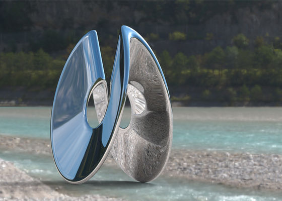 Ein guter Preis. Korrosionsbeständige Spiegel-Edelstahl-Skulptur für Dekoration im Freien Online