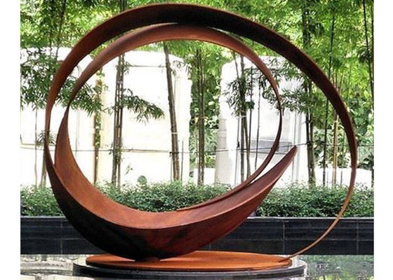 Ein guter Preis. Attraktive moderne Rusty Corten Steel Garden Pond-Statuen Online