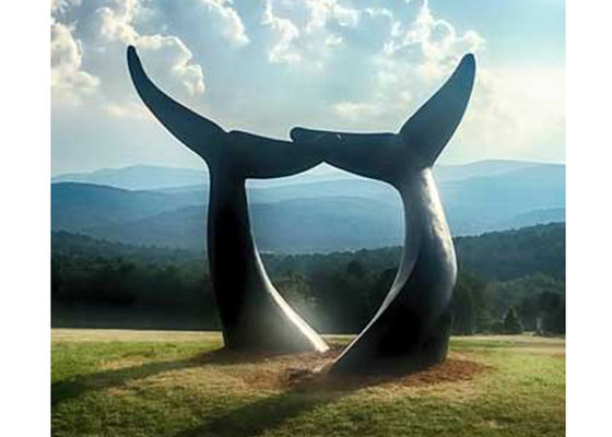 Ein guter Preis. 250cm Höhe, die Bronzewal-Skulptur für im Freien schmiedet Online