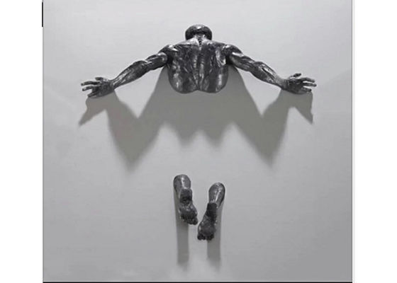 Ein guter Preis. Hoch der ODM-Wand-Dekorations-Bronzemann-Skulptur-150cm Online