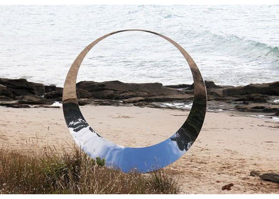 Ein guter Preis. Moderner Edelstahl-Skulptur ODM im Freien für Landschaft Online