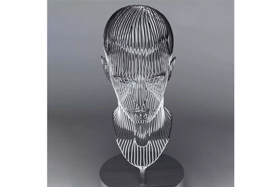 Ein guter Preis. Matt Finish Stainless Steel Disappearing-Skulptur Online