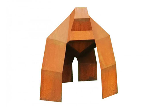 Ein guter Preis. 150cm hoher Corten Stahlgarten-Dekor könig-Kong Sculpture For Online