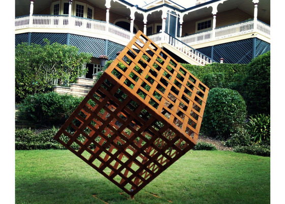Ein guter Preis. Zeitgenössische geometrische Stahlhöhe Corten Skulptur-200cm Online