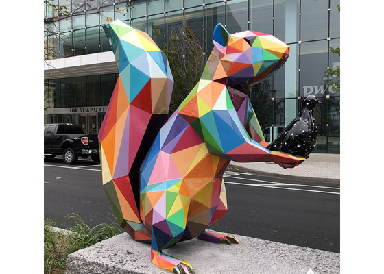 Ein guter Preis. Eichhörnchen-Fiberglas-Skulptur im Freien für allgemeiner Garten-oder Piazza-Dekoration Online